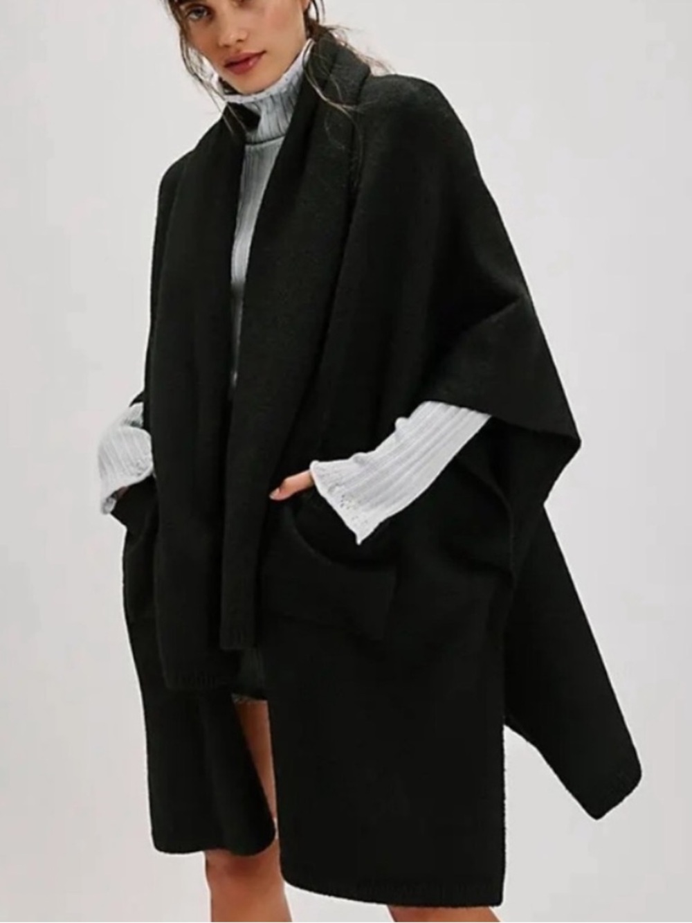 Free People Ellie Scarf Wrap Duster
